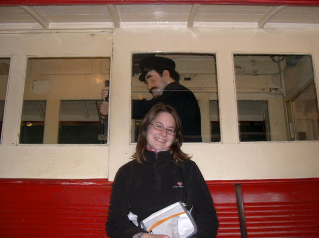 Wellington Cable Car, Fahrgast Sara