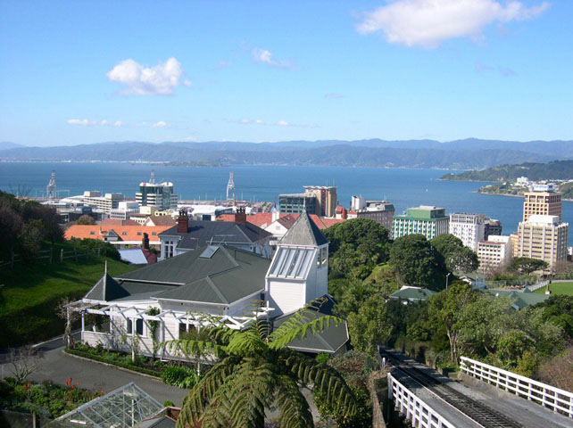 Sicht auf Wellington