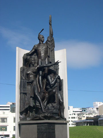 Wellington, Maoristatue